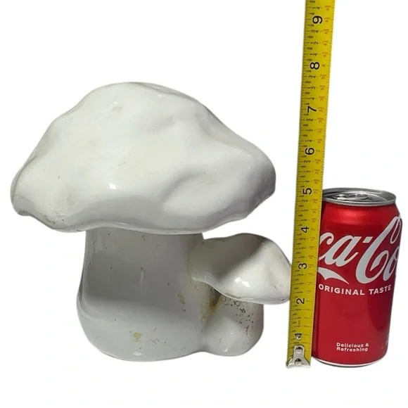 Vintage 🍄 Large Ceramic Mushroom Duo Figurine Decor - Picture 12 of 12